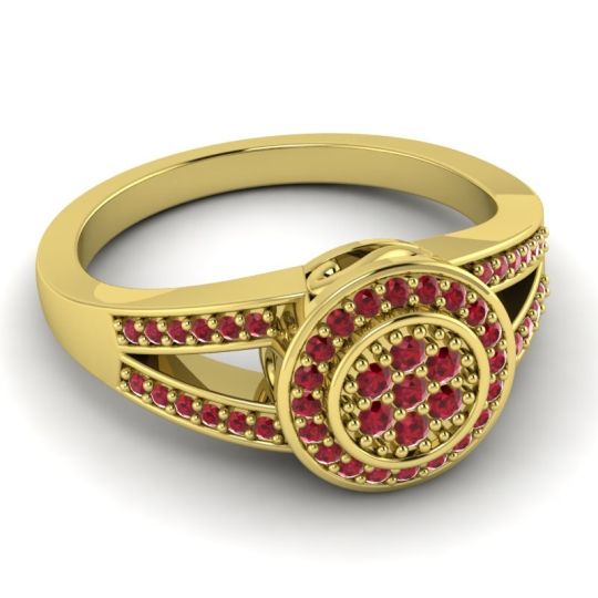 Statement Floral Pave Nalya Ring