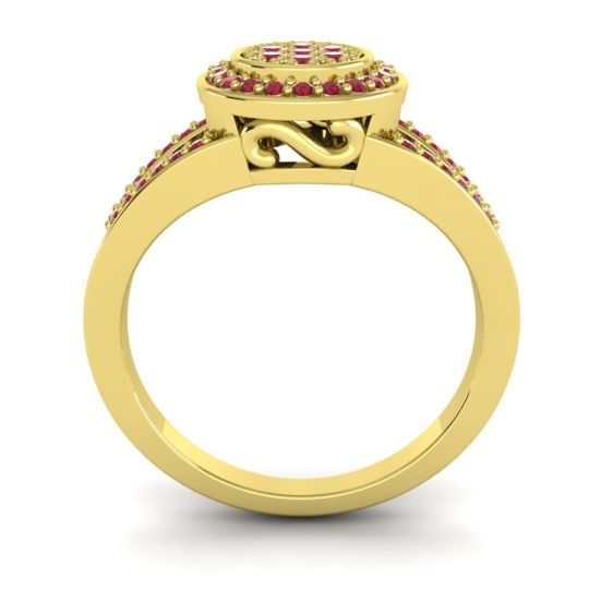 Statement Floral Pave Nalya Ring