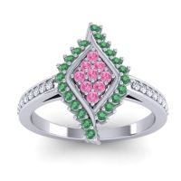 Statement Pave Vajra Ring