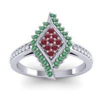 Statement Pave Vajra Ring