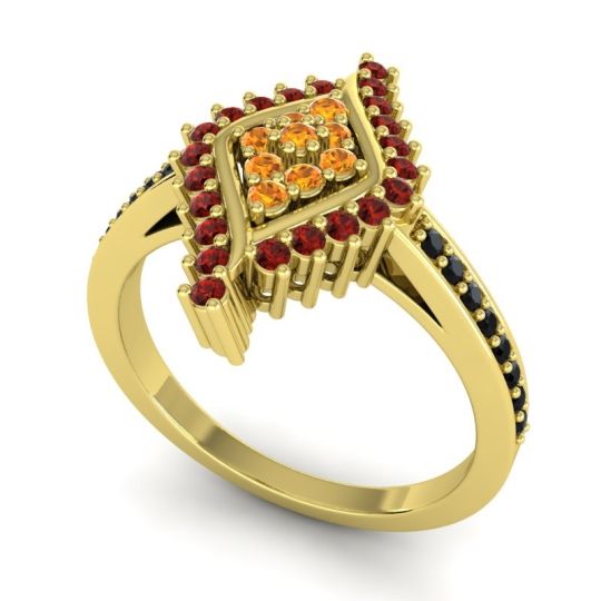 Statement Pave Vajra Ring