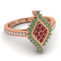 Statement Pave Vajra Ring