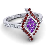 Statement Pave Vajra Ring