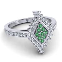 Statement Pave Vajra Ring