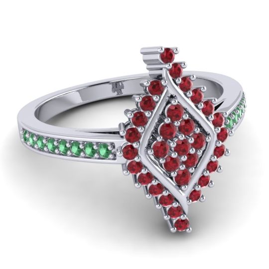 Statement Pave Vajra Ring