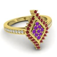 Statement Pave Vajra Ring
