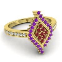 Statement Pave Vajra Ring