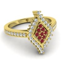 Statement Pave Vajra Ring