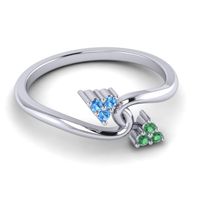 Petite Bypass Alamba Ring