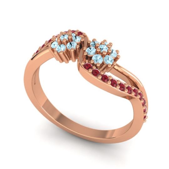 Simple Floral Pave Prabadara Ring