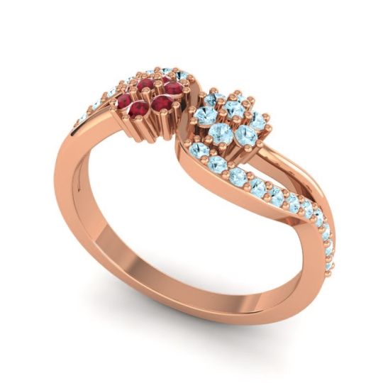 Simple Floral Pave Prabadara Ring