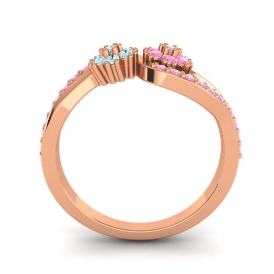 Simple Floral Pave Prabadara Ring