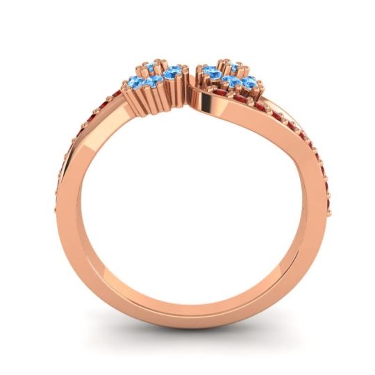 Simple Floral Pave Prabadara Ring