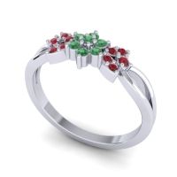 Petite Floral Ghanta Ring