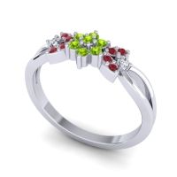 Petite Floral Ghanta Ring