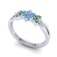 Petite Floral Ghanta Ring