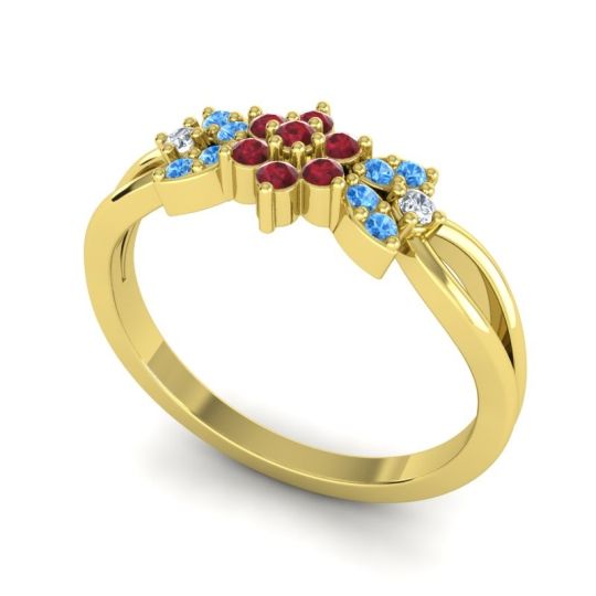 Petite Floral Ghanta Ring