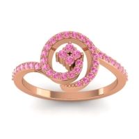 Pink Tourmaline Fashion Ring In 14K Rose Gold – Valaya Simple Ring