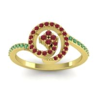 Simple Pave Valaya Ring