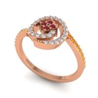 Simple Pave Valaya Ring