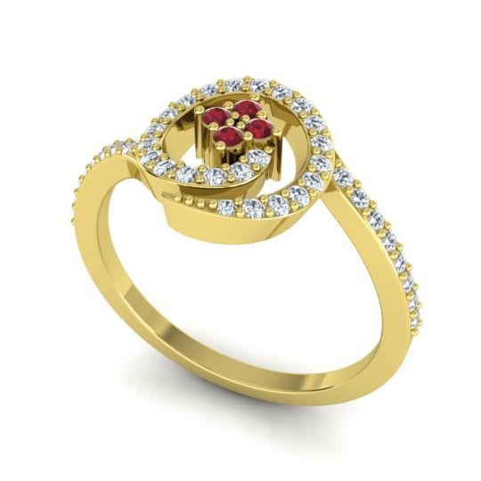 Simple Pave Valaya Ring