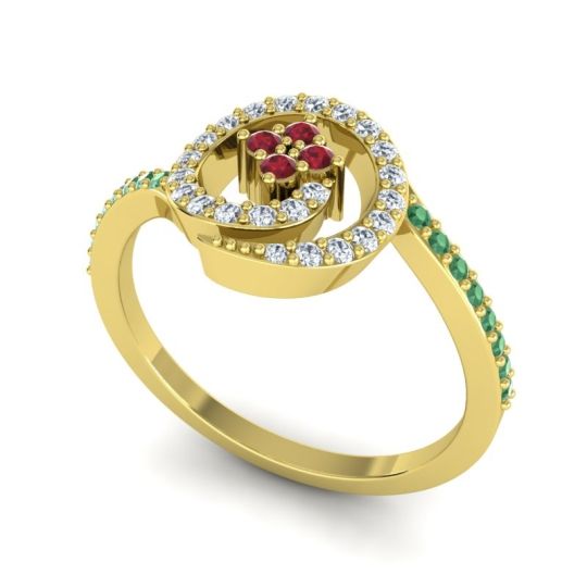 Simple Pave Valaya Ring