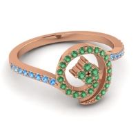 Simple Pave Valaya Ring