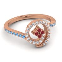 Simple Pave Valaya Ring