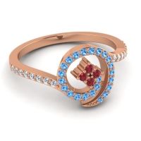 Simple Pave Valaya Ring