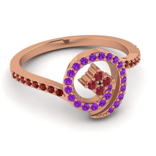 Simple Pave Valaya Ring