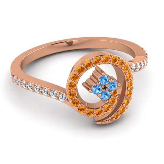 Simple Pave Valaya Ring