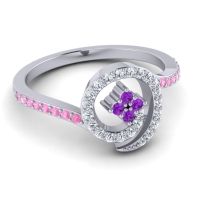 Simple Pave Valaya Ring