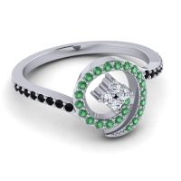 Simple Pave Valaya Ring