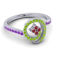 Simple Pave Valaya Ring