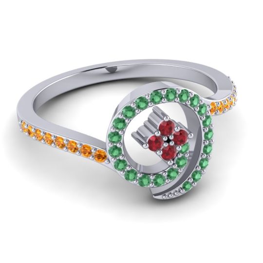 Simple Pave Valaya Ring