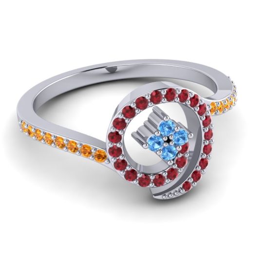 Simple Pave Valaya Ring