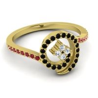 Simple Pave Valaya Ring