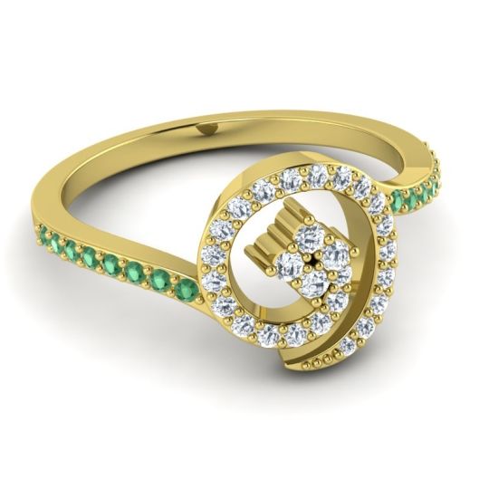 Simple Pave Valaya Ring