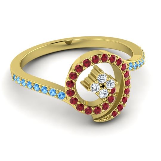 Simple Pave Valaya Ring