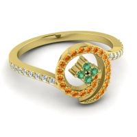 Simple Pave Valaya Ring