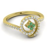 Simple Pave Valaya Ring