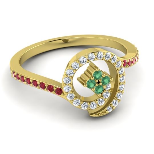 Simple Pave Valaya Ring