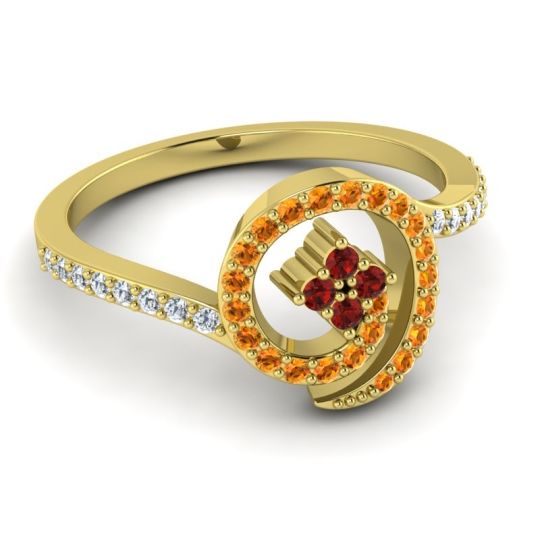 Simple Pave Valaya Ring