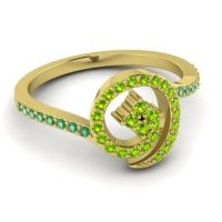 Simple Pave Valaya Ring