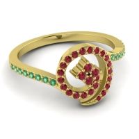 Simple Pave Valaya Ring