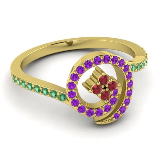 Simple Pave Valaya Ring