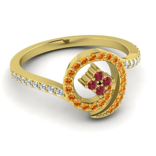 Simple Pave Valaya Ring