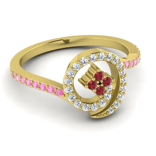 Simple Pave Valaya Ring