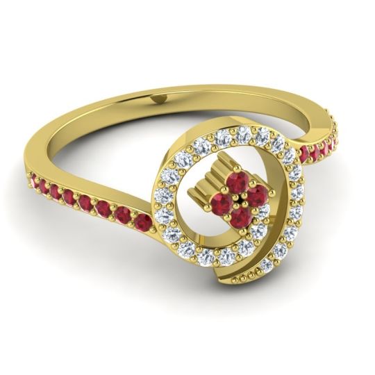 Simple Pave Valaya Ring