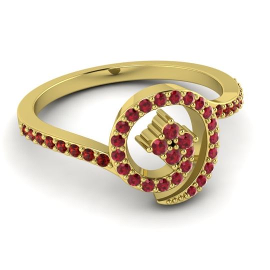 Simple Pave Valaya Ring